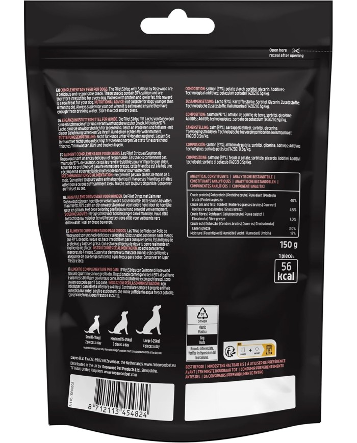 ROSEWOOD | Salmon Fillet Strips 150 g