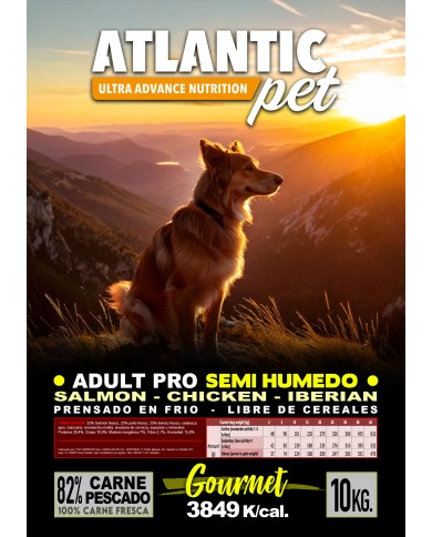 ATLANTIC PET - GOURMET | ADULT SALMON, CHICKEN & IBERICO