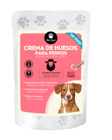 PET BEL - CREMA DE HUESOS DE CORDERO PARA PERROS