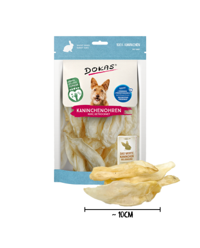 DOKAS - OREJAS DE CONEJO SIN PELO (70 G)