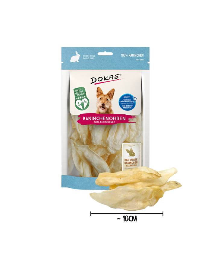 DOKAS - OREJAS DE CONEJO SIN PELO (70 G)