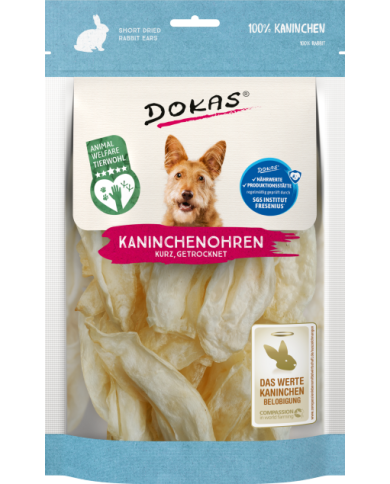 DOKAS - OREJAS DE CONEJO SIN PELO (70 G)