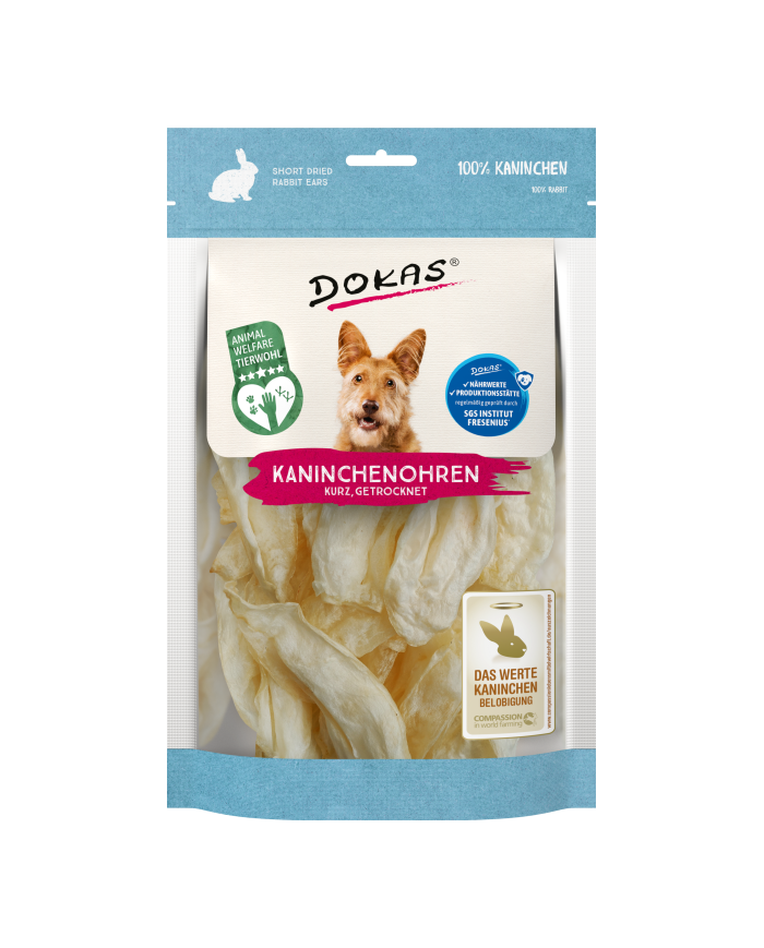 DOKAS - OREJAS DE CONEJO SIN PELO (70 G)