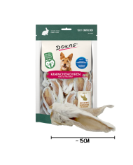 DOKAS - OREJAS DE CONEJO CON PELO (100 G)