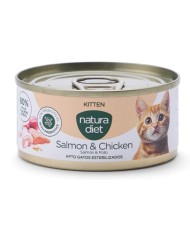 NATURA DIET - Cat Paté Kitten Beef & Chicken (85 g)