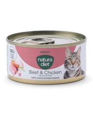 NATURA DIET - Cat Paté Adult Tuna & Chicken (85 g)