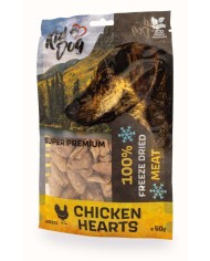 KIDDOG - SUPER PREMIUM Corazones de Pollo Liofilizados (50 G)