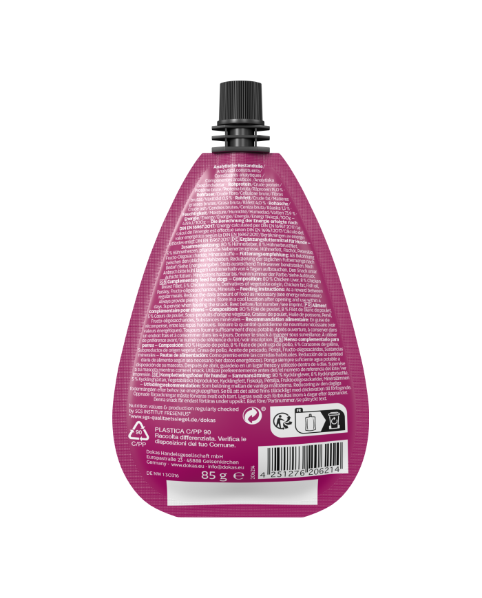 DOKAS - Crema de Hígado con pechuga de pollo (85 G)