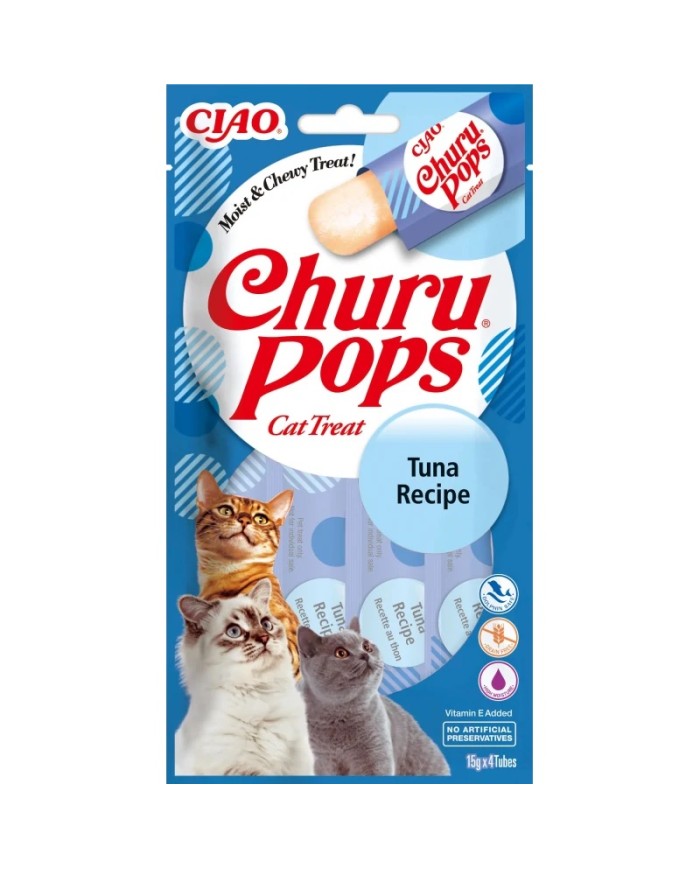 CHURU POPS -  palitos de atún para gatos en tubos