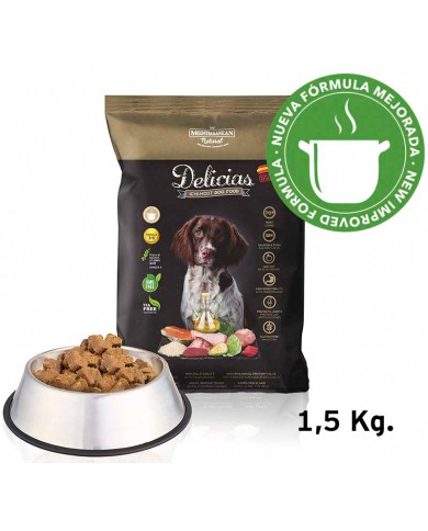 DELICIAS - Comida semihúmeda para perros adultos