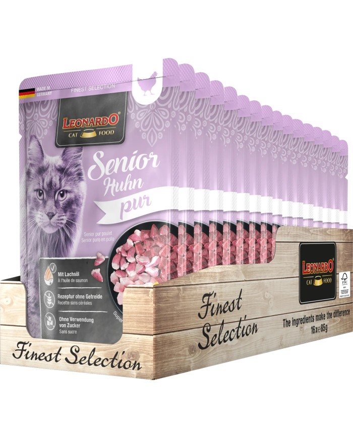 LEONARDO - FINEST SELECTION Senior Puro en Pollo